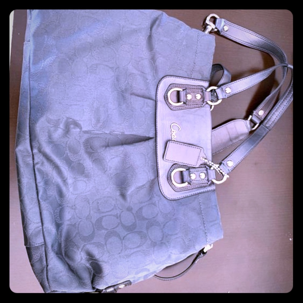 Coach bag with matching wallet